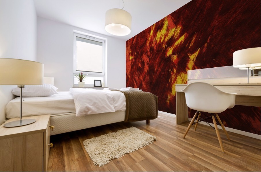 Brushed 48 Garnet 2x3 Mural print