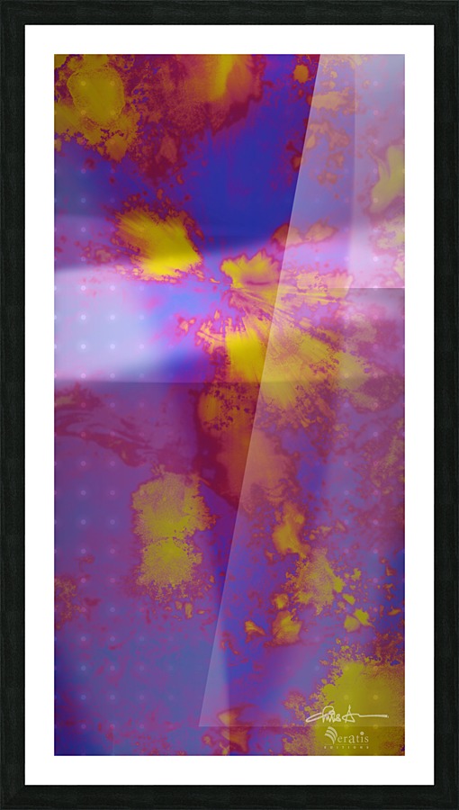 Form & Ether in Violet 1x2 Picture Frame print