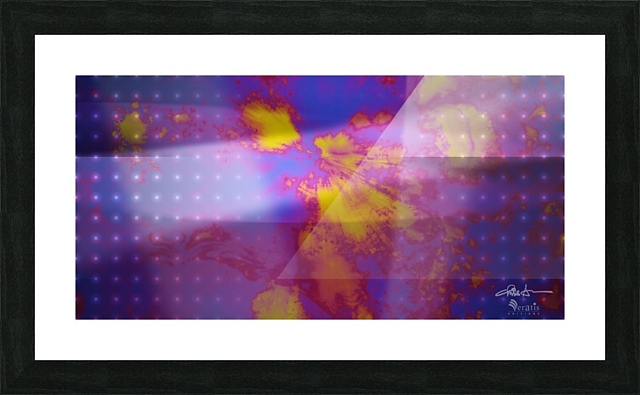 Form & Ether in Violet 2x1 Picture Frame print