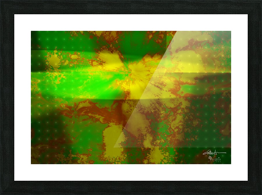 Form & Ether in Emerald 3x21 Picture Frame print