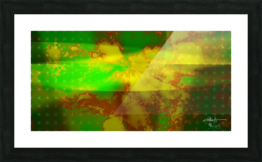 Form & Ether in Emerald 2x1 Picture Frame print