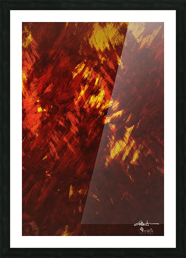 Brushed 48 Garnet 2x3 Picture Frame print