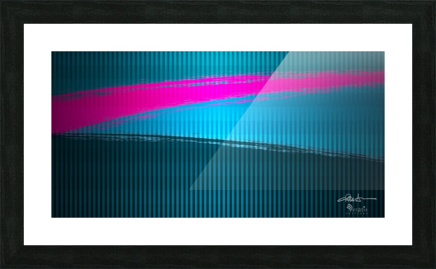 Brushed 51b 2x1 Picture Frame print