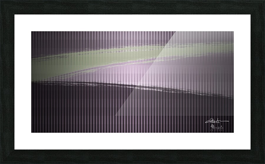 Brushed 51e 2x1 Picture Frame print