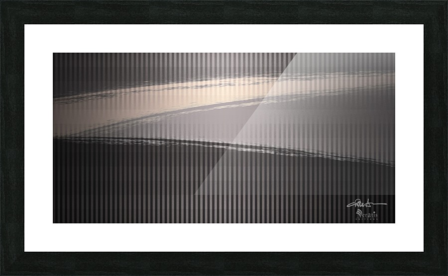 Brushed 51h 2x1 Picture Frame print