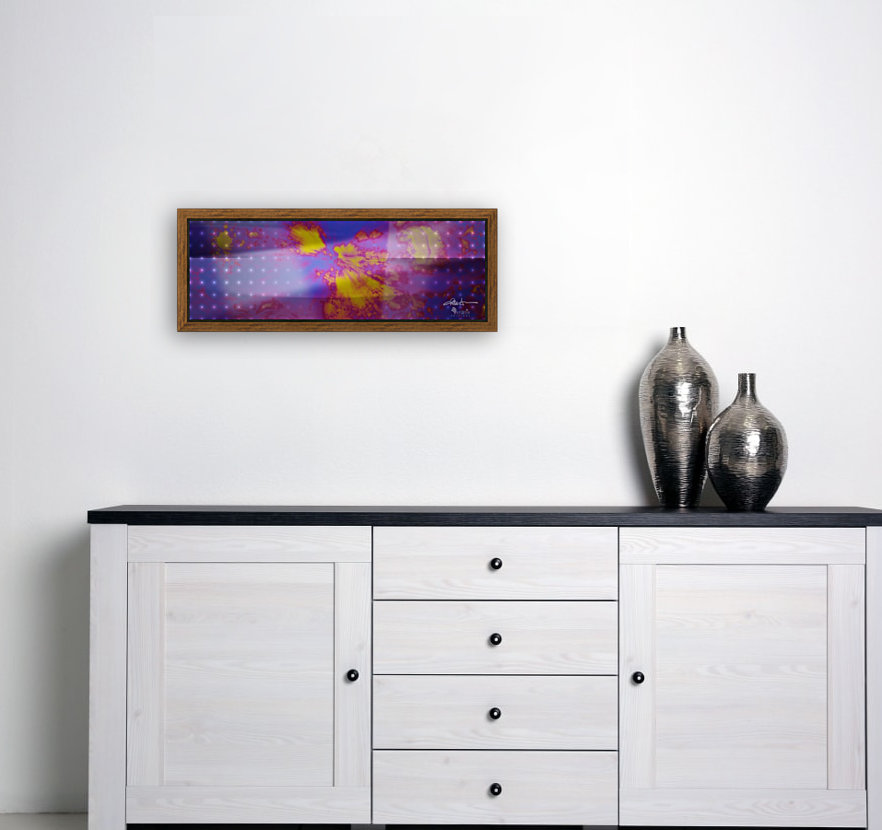 Form & Ether in Violet 3x1 Reproduction