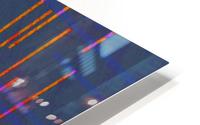 Data Drops in Red & Blue 2x3 HD Metal print