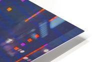 Data Drops in Red & Blue 3x2 HD Metal print