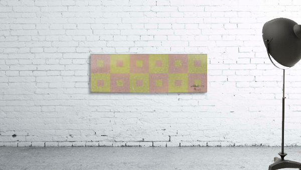 Range & Rank in Moss & Coral 3x1 Wall Preview