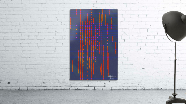 Data Drops in Red & Blue 2x3 Wall Preview