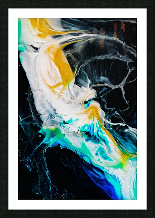 WAVES Picture Frame print