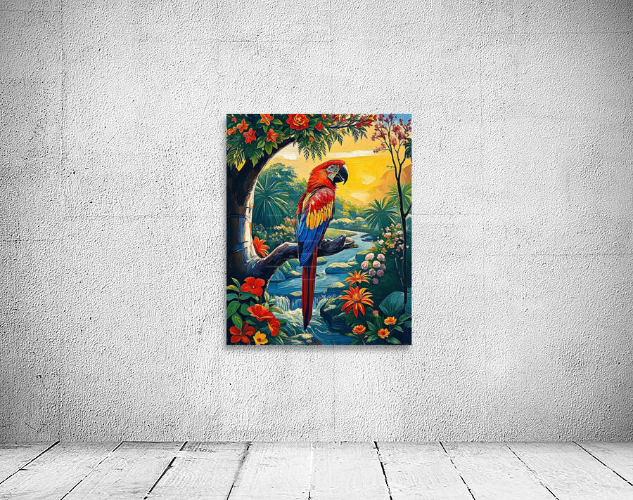 Ara Macao Scarlet Macaw Bird 45251 Wall Preview