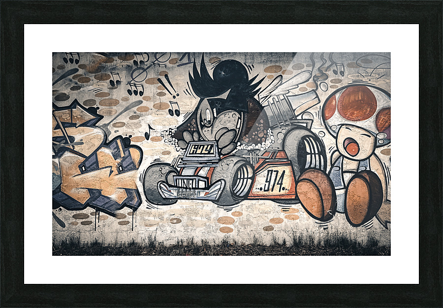 Kart Wall Picture Frame print