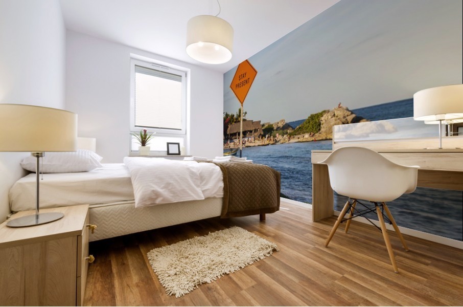 Stay Present Mural print
