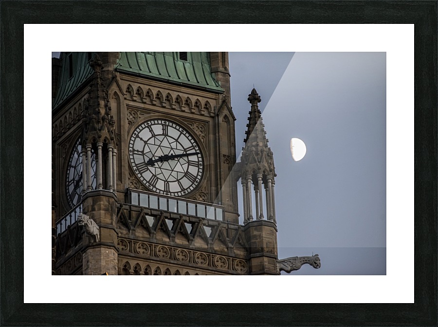 Parliaments Moon Picture Frame print