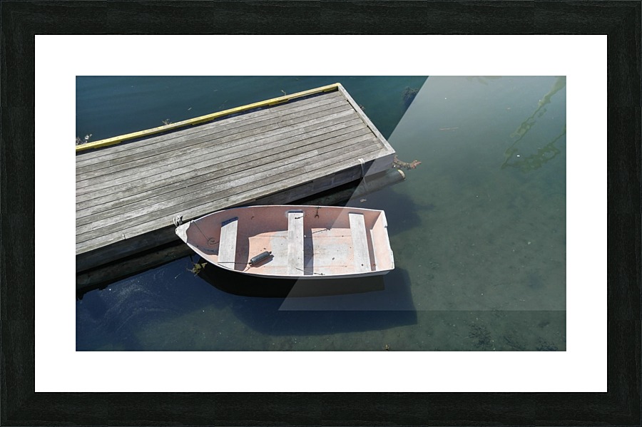 Lonely Boat Picture Frame print
