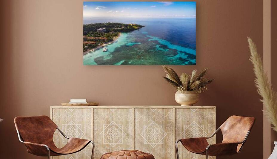 Where the Reef Meets the Sky – West Bay Roatan Honduras by Carlos Rubio