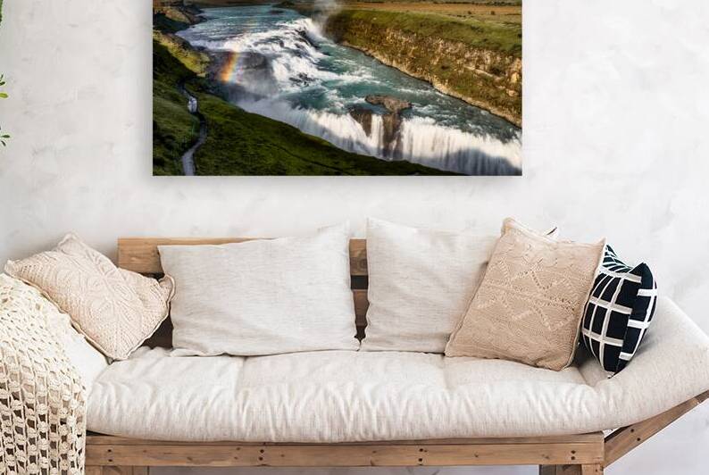The Roar of Gullfoss – Where Water Meets Light Iceland by Carlos Rubio