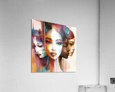 Faces Acrylic Print