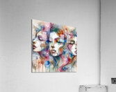 Faces Impression acrylique