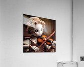 Porcelain humanoid musician 2.9 Acrylic Print