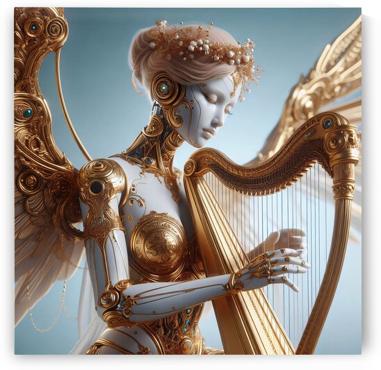 Porcelain humanoid musician 1.2  by Vygantas Navickas