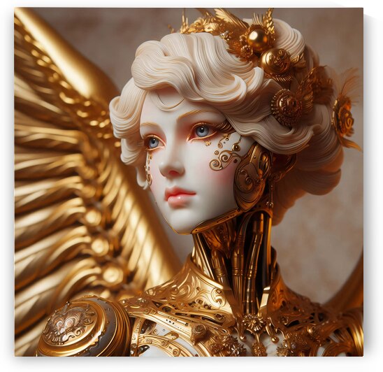 Porcelain humanoid musician 1.1 by Vygantas Navickas