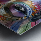 Face Metal print