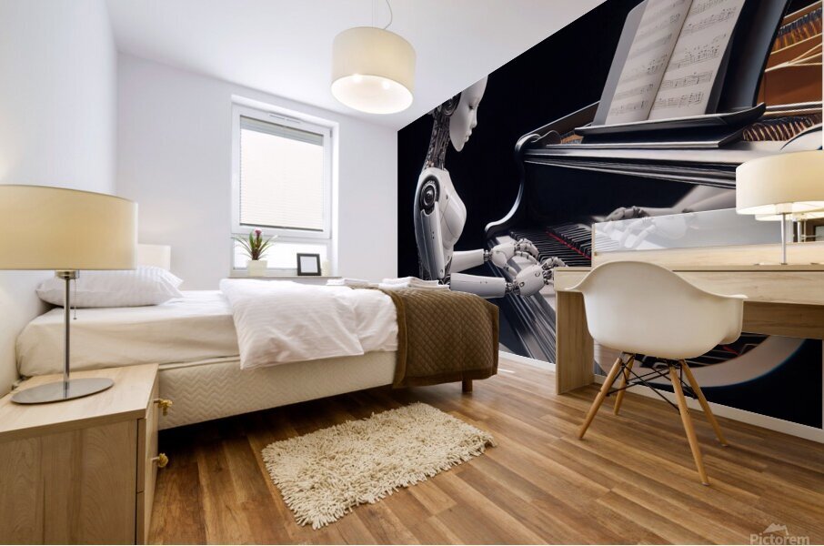 Piano Mural print