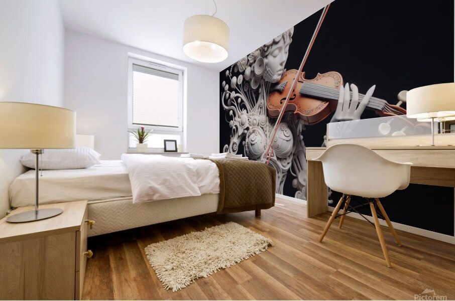 Intelligence Musician Mural print