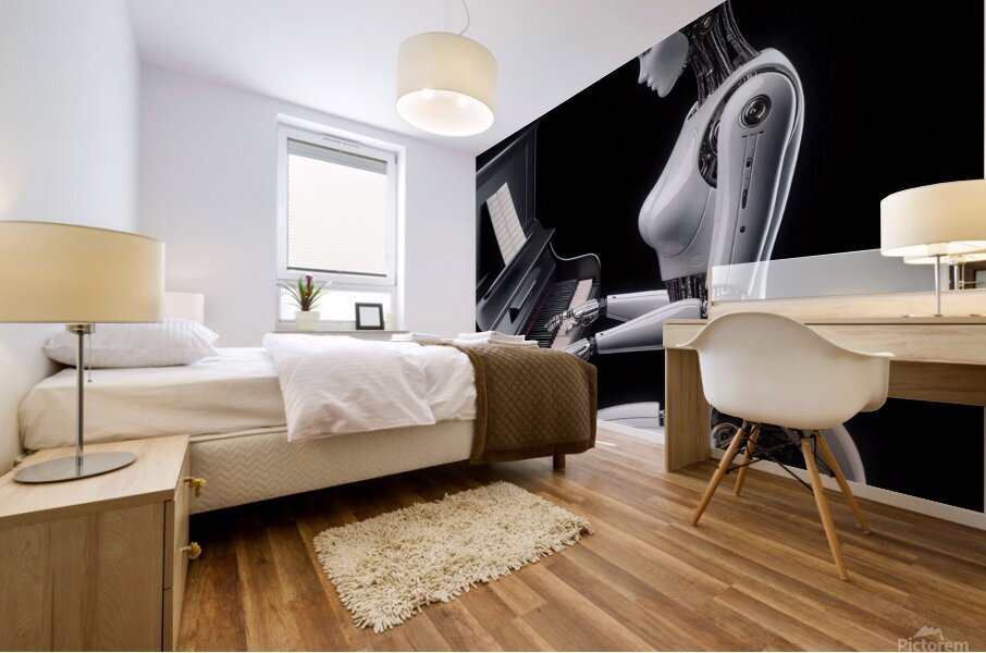 Piano Mural print