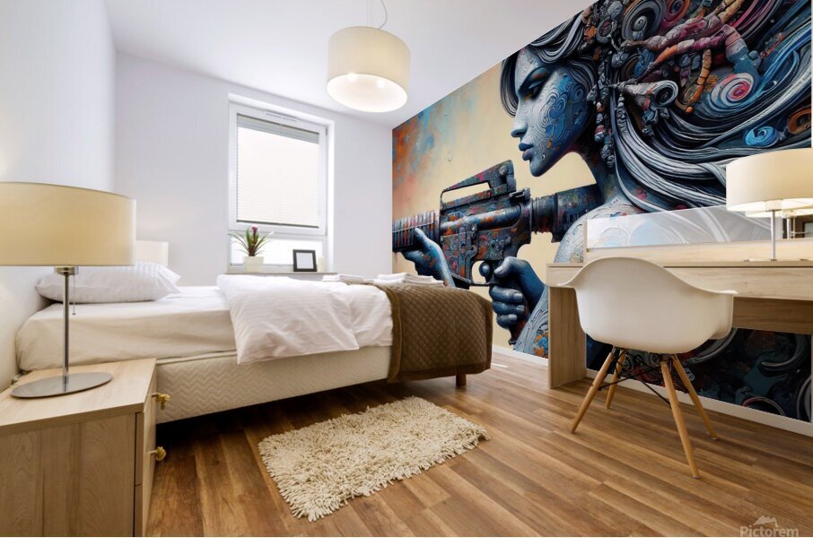 Passion power Mural print