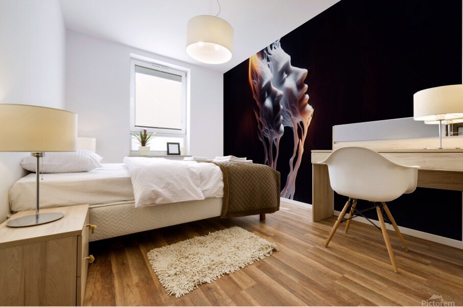 Fire and Ice  Mural print