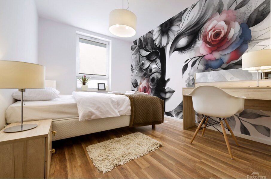 Face Mural print