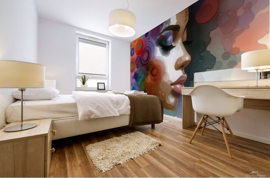 Face Mural print