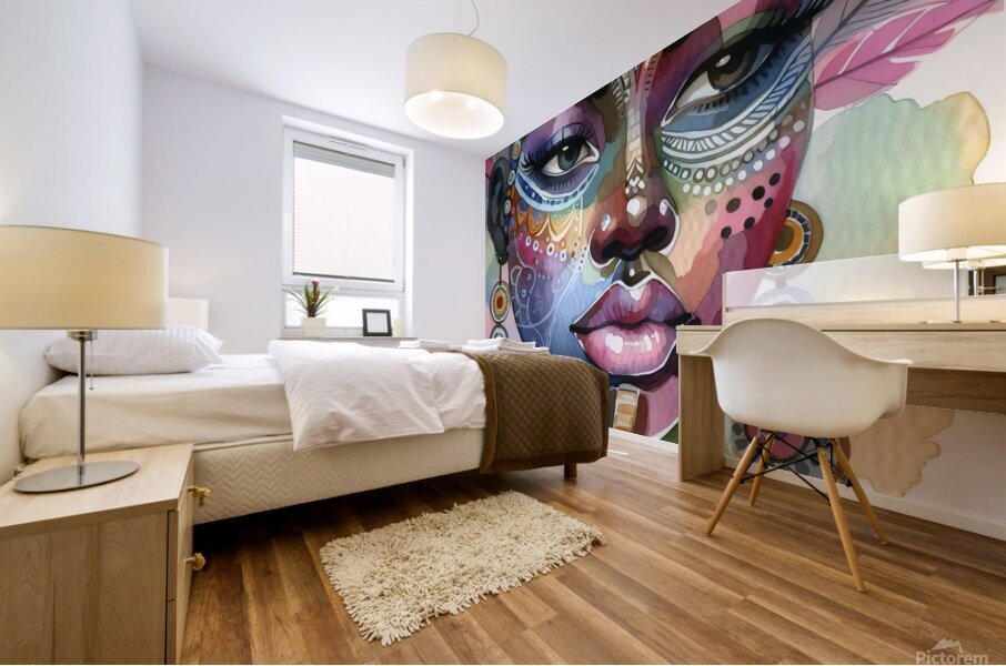 Face Mural print