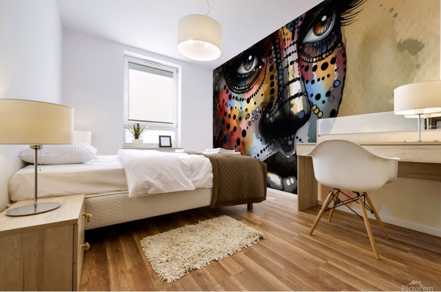 Face Mural print