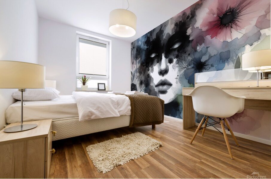 Face Mural print
