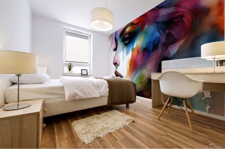 Face Mural print