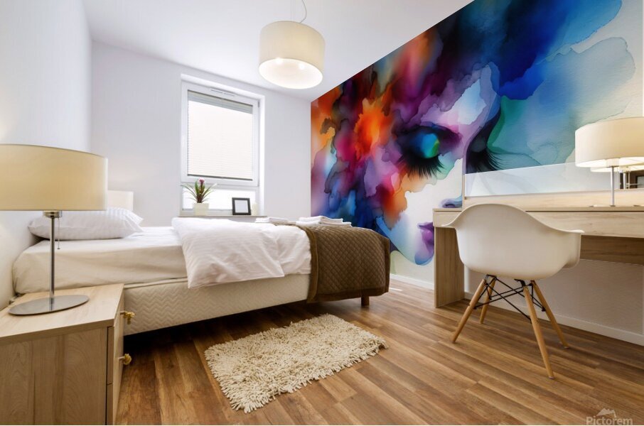 Face Mural print