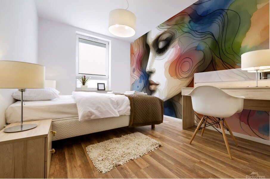Face Mural print