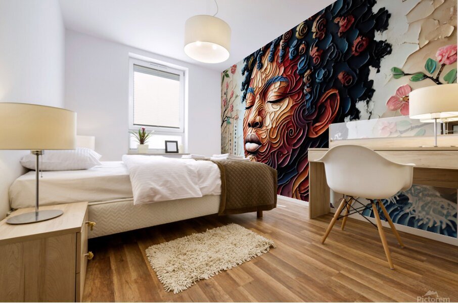 Face Mural print