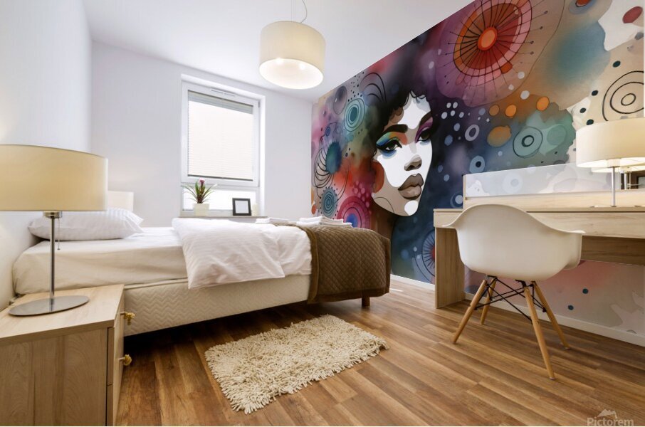 Face Mural print