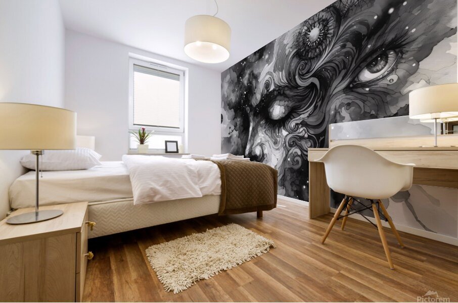 Face Mural print
