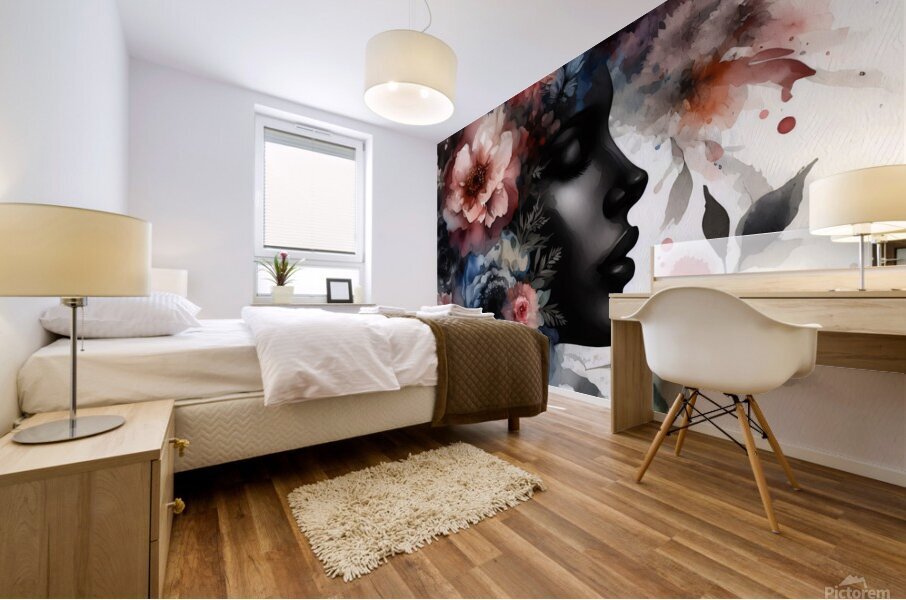 Face Mural print