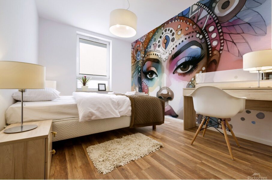 Face Mural print