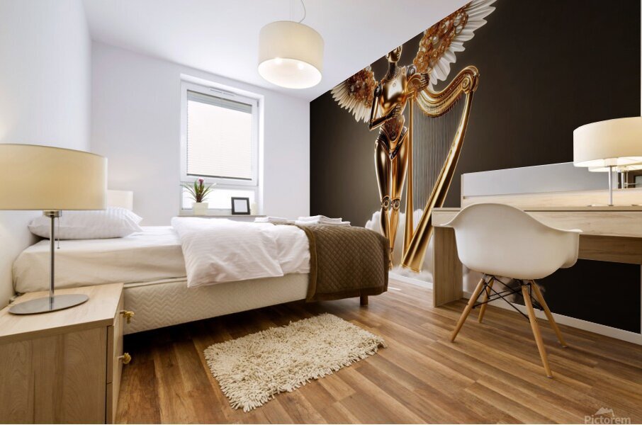 Porcelain humanoid angel 1.4 Mural print