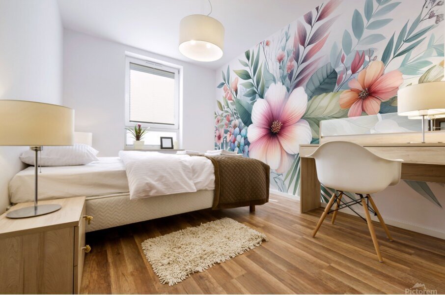 Flowers 1.2 Mural print