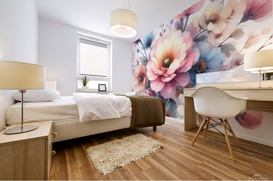 Flowers 1.1 Mural print