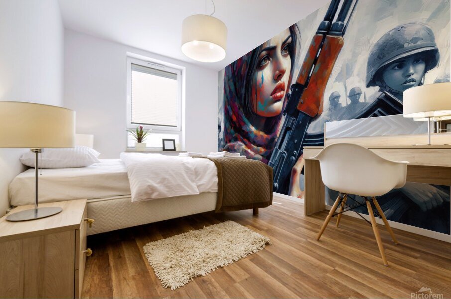 War Angel 4.5 Mural print